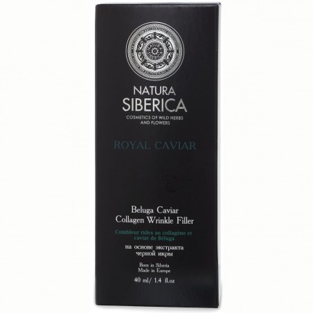 NATURA SIBERICA Royal Caviar Beluga Caviar Collagen Wrinkle Filler Αντιγηραντικός Ορός Προσώπου με Χαβιάρι για Ηλικίες 25+, 40ml