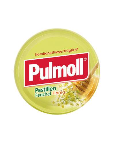 PARAPHARM Pulmoll Παστίλιες Λαιμού με Μέλι & Μάραθο, Ιδανικό για ομοιοπαθητική, 75g
