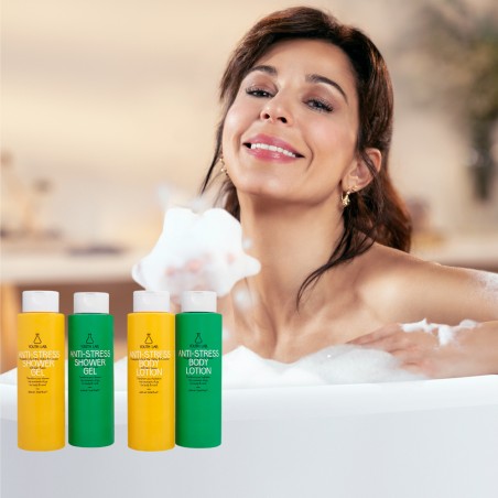 YOUTH LAB Anti-Stress Shower Gel Αφρίζον Τζελ Καθαρισμού με Περγαμόντο, Γιασεμί & Βανίλια, 400ml