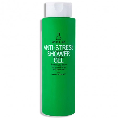 YOUTH LAB Anti-Stress Shower Gel Αφρίζον Τζελ Καθαρισμού με Περγαμόντο, Γιασεμί & Βανίλια, 400ml