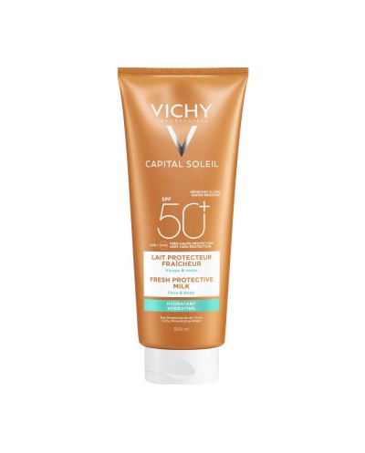 VICHY Capital Soleil Lait SPF50+ Face & Body Milk Αντηλιακό Γαλάκτωμα Προσώπου & Σώματος, 300ml