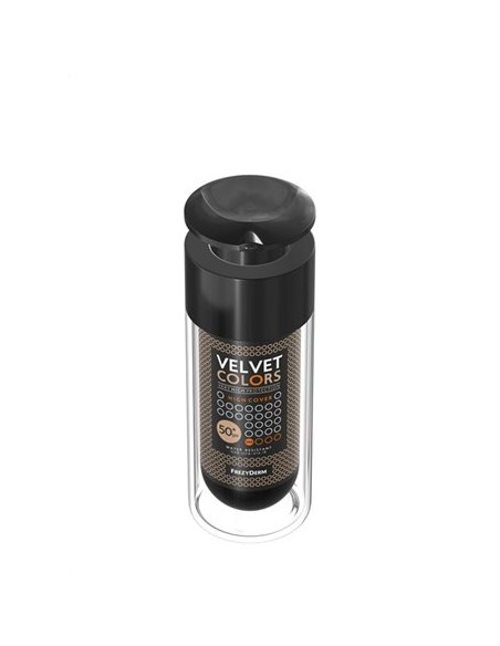 FREZYDERM Velvet Colors High Cover SPF50+ Water Resistant Ματ Καλυπτικό Foundation με Αντηλιακή Προστασία, 30ml