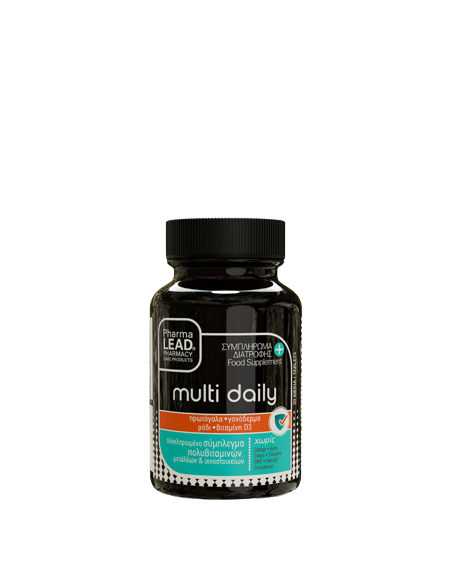 PHARMALEAD Multi Daily Immune Booster Σύμπλεγμα Πολυβιταμινών, Μετάλλων & Ιχνοστοιχείων, 30 κάψουλες