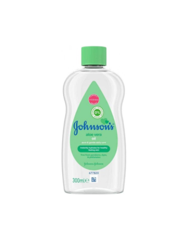 JOHNSON’S Baby Oil Aloe Vera Ενυδατικό Λάδι με...