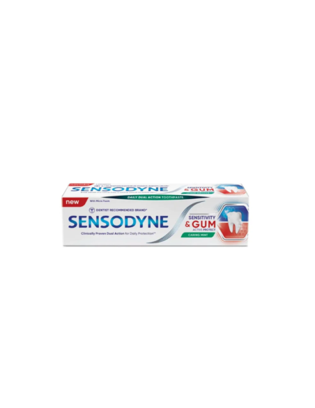 GSK Sensodyne Sensitivity & Gum Caring Mint Οδοντόκρεμα για Ευαίσθητα Δόντια & Ούλα που αιμορραγούν, 75ml