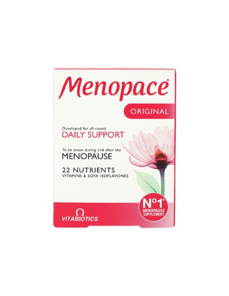 VITABIOTICS Menopace Original Συμπλήρωμα Διατροφής για την Εμμηνόπαυση, 30 ταμπλέτες