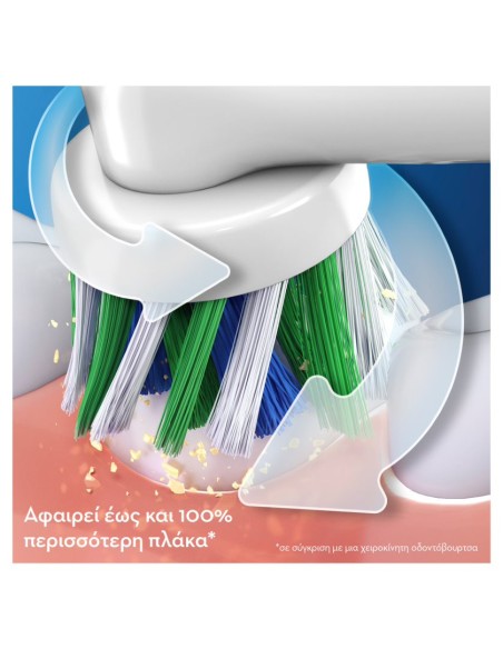Oral-B Vitality Pro Lilac Επαναφορτιζόμενη Ηλεκτρική Οδοντόβουρτσα Μωβ με Χρονομετρητή