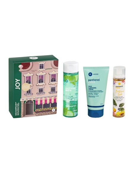 PANTHENOL EXTRA Limited Edition Joy Σετ Face Cleansing Cream 150ml, Detox Tonic Lotion 200ml & Botanical Fresh Mist 100ml