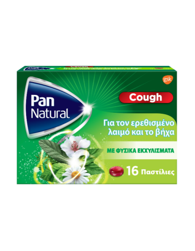 GSK Pan Natural Cough Παστίλιες για Φυσική...