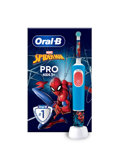 Oral-B Vitality Kids 3+ Years Spiderman Ηλεκτρική Οδοντόβουρτσα για Παιδιά 3+ ετών, 1 τεμάχιο