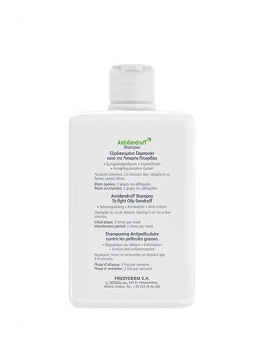 FREZYDERM Antidandruff Shampoo Neutral pH Oily...