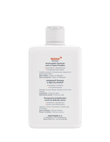 FREZYDERM Mediated Shampoo Dry Dandruff...