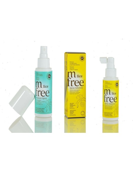 BNeF Benefit M Free Lice Set Αντιφθειρικό Spray, 100 ml & M Free Lice Prevent Spray Απώθησης & Πρόληψης των Ψειρών, 100ml