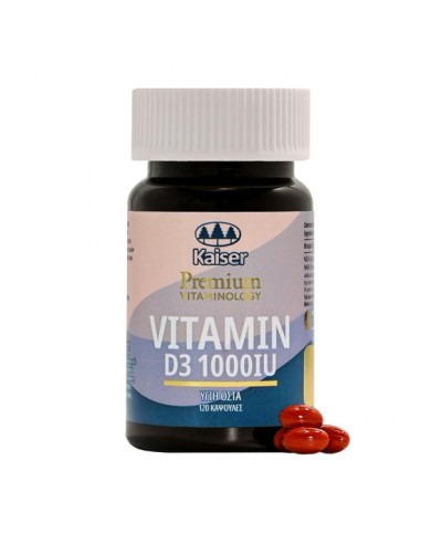 KAISER Premium Vitaminology Vitamin D3 1000IU...