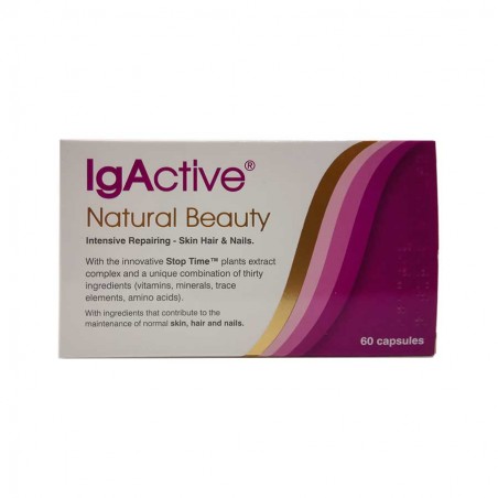 NOVAPHARM IgActive Natural Beauty Συμπλήρωμα Διατροφής για Δέρμα, Μαλλιά & Νύχια, 60 κάψουλες