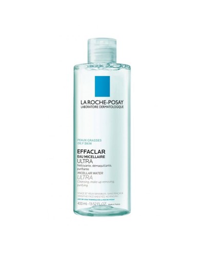 LA ROCHE POSAY Effaclar Micellar Water Ultra Νερό Καθαρισμού & Ντεμακιγιάζ για Λιπαρό Δέρμα, 400 ml