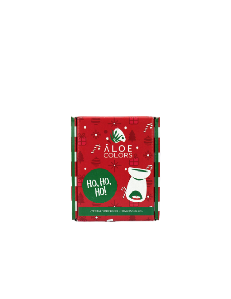 Aloe+ Colors Ho Ho Ho! Ceramic Burner Gift Set Σετ Δώρου με Κεραμικό Αρωματοποιητή & Αρωματικό Λάδι Ho Ho Ho