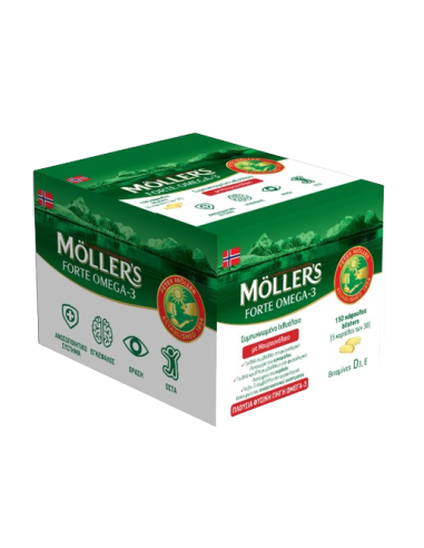 MOLLERS Forte Ωμέγα 3 & Βιταμίνη D3, 150...