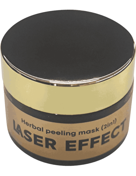 FITO+ Laser Effect Φυτική Μάσκα & Peeling (2 σε 1) για Πρόσωπο & Λαιμό με Προβιοτικά & Αυθεντικούς Κόκκους Χρυσού, 50ml