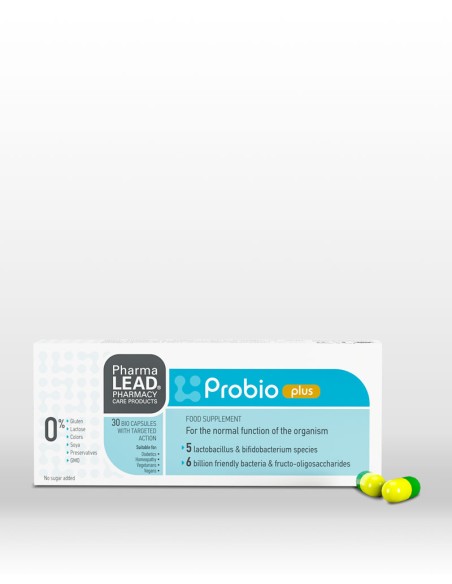 VITORGAN Pharmalead Probio Plus Προβιοτικά για την Υγεία του Οργανισμού & του Εντέρου, 30 κάψουλες