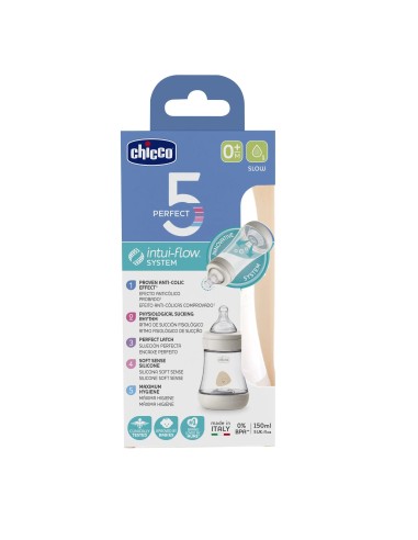 CHICCO Perfect 5 Πλαστικό Μπιμπερό κατά των...