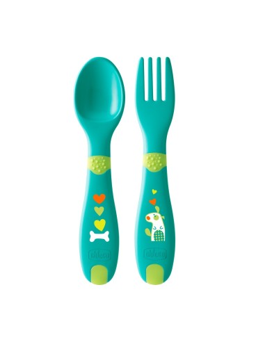 CHICCO First Cutlery Σετ Πιρούνι - Κουτάλι ΣΙΕΛ...