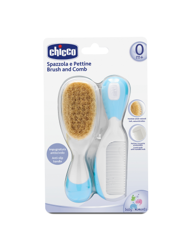 CHICCO Baby Brush & Comb Σετ βούρτσα - Xτένα...