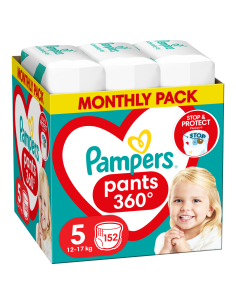 PAMPERS Pants Monthly Pack No.5 (12-17 kg) Βρεφικές Πάνες...