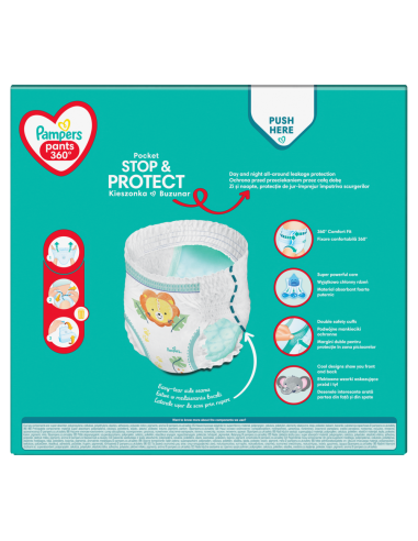 PAMPERS Pants Monthly Pack No.4 (9-15 kg)...