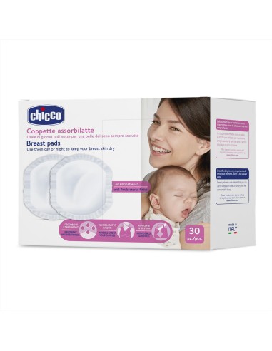 CHICCO Breast Pads Αντιβακτηριακά Ανατομικά...