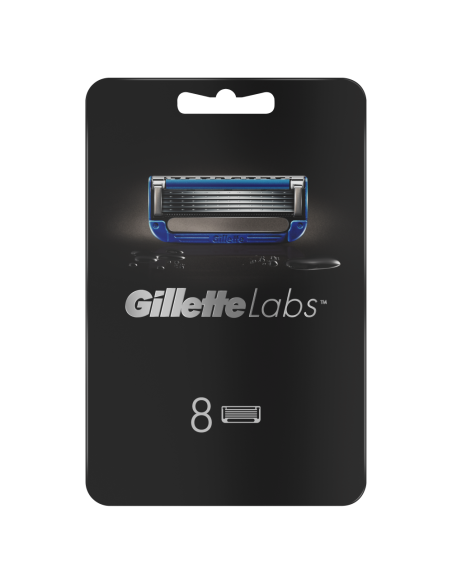 GILLETTE Labs Ανταλλακτικές Κεφαλές Θερμαινόμενης Ξυριστικής Μηχανής, 8 τεμάχια