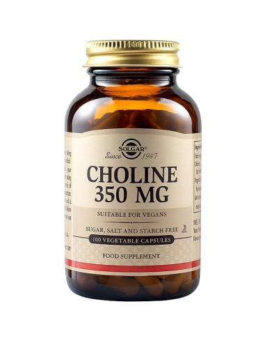 SOLGAR Choline 350mg Χολίνη για Ενίσχυση της...