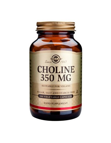 SOLGAR Choline 350mg Χολίνη για Ενίσχυση της...