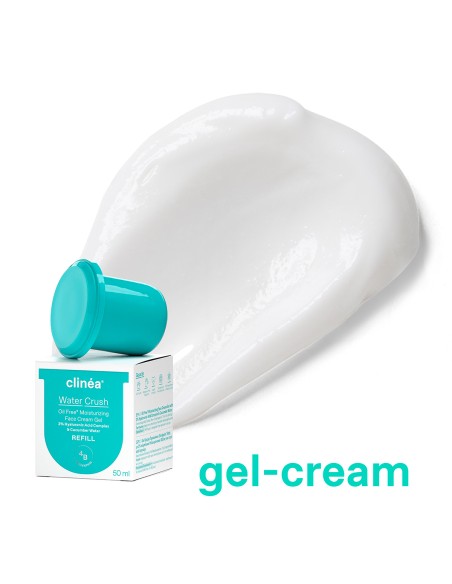 SARANTIS Clinéa Water Crush Oil-Free Moisturizing Face Cream Gel Refill Ενυδατική Κρέμα-Gel Ελαφριάς Υφής Ανταλλακτικό 50ml