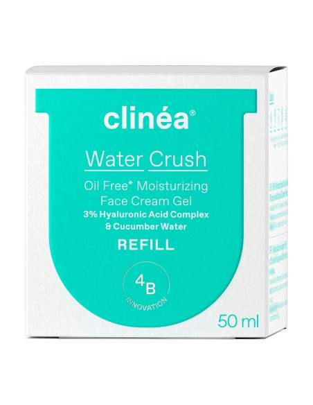 SARANTIS Clinéa Water Crush Oil-Free Moisturizing Face Cream Gel Refill Ενυδατική Κρέμα-Gel Ελαφριάς Υφής Ανταλλακτικό 50ml