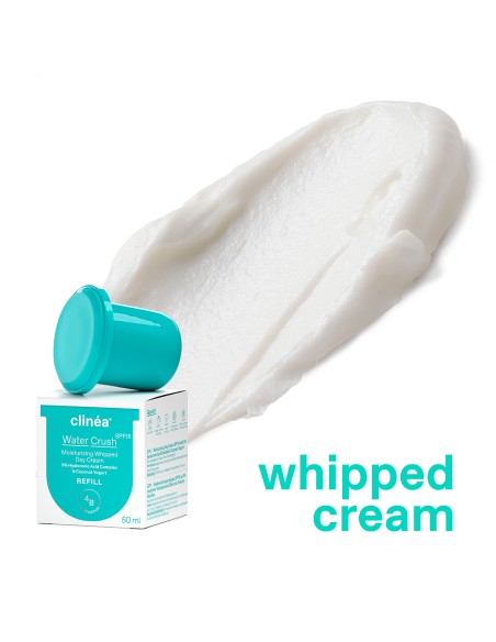 SARANTIS Clinéa Water Crush SPF15 Moisturizing Whipped Day Cream Refill Ενυδατική Κρέμα Ημέρας Ελαφριάς Υφής Ανταλλακτικό, 50ml