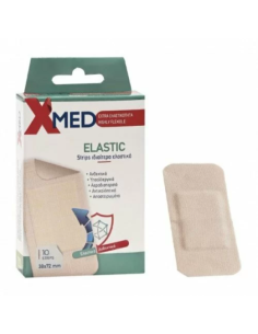 X-MED ELASTIC Strips Ελαστικά Επιθέματα Πληγών Φαρδιά...