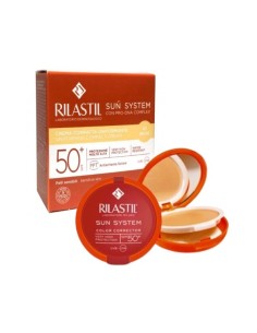 RILASTIL Sun System Uniforming Compact Cream SPF50+ Beige...