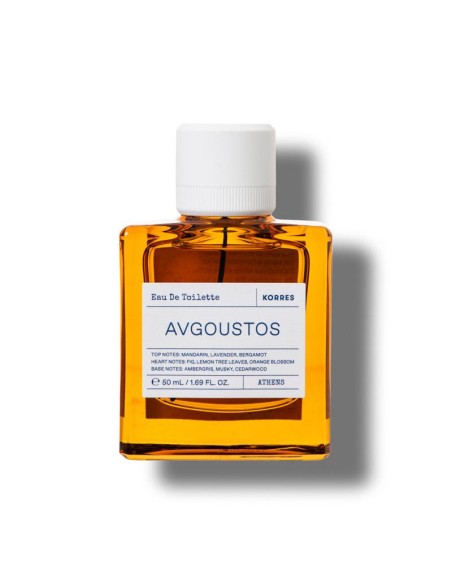 KORRES Avgoustos Eau De Toilette Άρωμα Φρουτένιο με Αρωματικές Νότες Σύκου & Εσπεριδοειδών, 50ml