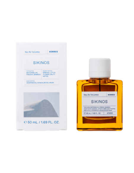 KORRES Sikinos Eau De Toilette Άρωμα Φρέσκο, Απαλό & Καλοκαιρινό, 50ml