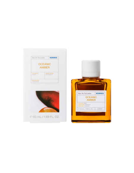 KORRES Oceanic Amber Eau De Toilette Άρωμα Τολμηρό, Ανδρικό, Fougere & Ανατολίτικο, 50ml