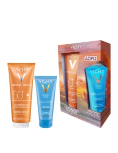 VICHY Capital Soleil Lait SPF50+ Face & Body Milk...