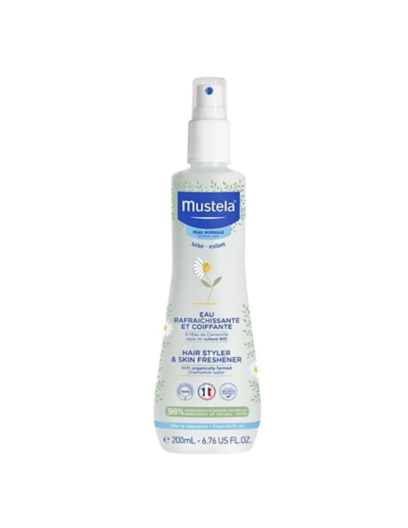 MUSTELA Stylish Baby Gentle Shampoo Βρεφικό Σαμπουάν, 500ml & Hair Styler & Skin Freshener Δροσιστικό Νερό με Χαμομήλι, 200ml