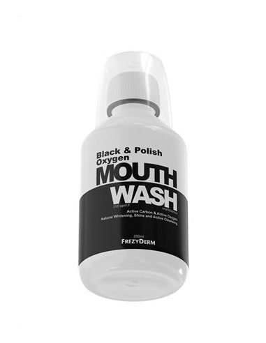 FREZYDERM Black & Polish Oxygen Mouthwash...