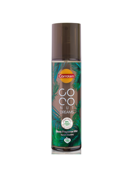 CARROTEN Coconut Dreams Body Fragrance Mist Άρωμα Σώματος με Καλοκαιρινό Άρωμα Καρύδας Διάρκειας 8 Ωρών, 200ml