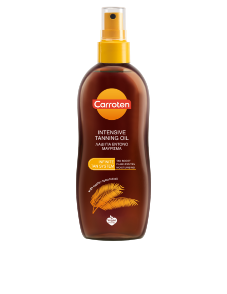 CARROTEN Intensive Tanning Oil with Exotic Coconut Oil Λάδι για Έντονο Μαύρισμα SPF0, 125ml