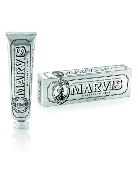 MARVIS Whitening Mint Toothpaste Λευκαντική Οδοντόκρεμα για Φυσική Φωτεινότητα των Δοντιών με Δροσιστική Γεύση Μέντας, 85ml