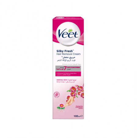 VEET Silk & Fresh Techology Αποτριχωτική Κρέμα Για Ευαίσθητη Επιδερμίδα, 100ml