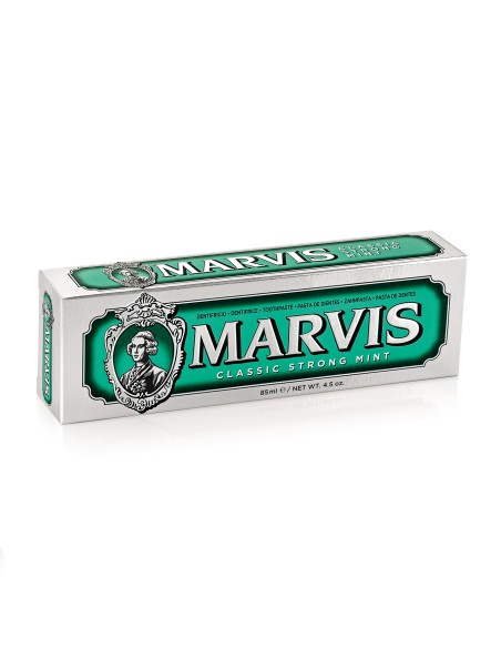 MARVIS Classic Strong Mint Toothpaste Οδοντόκρεμα με Γεύση Μέντας για Έντονη Μακράς Διαρκείας Φρεσκάδα, 85ml