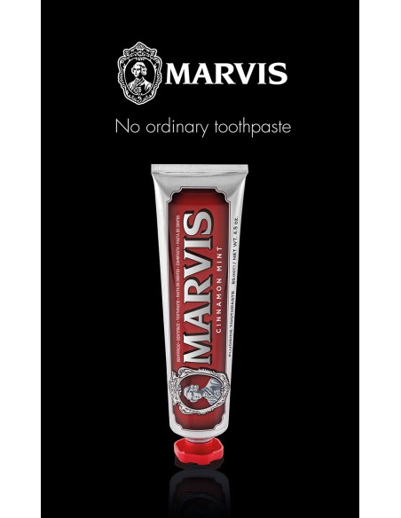 MARVIS Cinnamon Mint Toothpaste Οδοντόκρεμα με Εξωτική Γεύση Κανέλας & Μέντας, 85ml